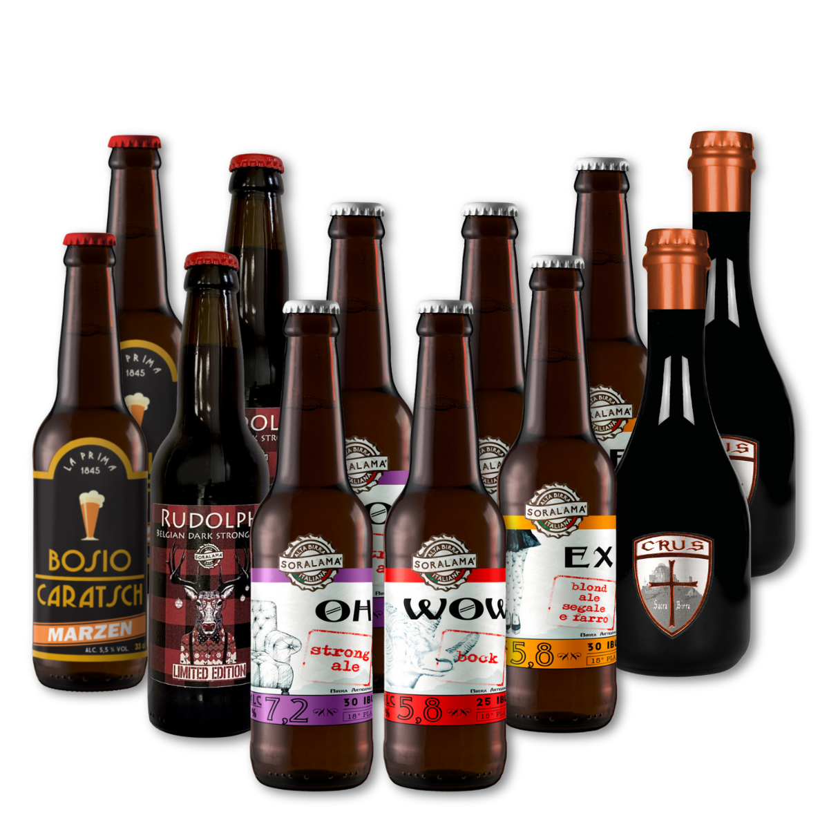 box degustazione 12 birre rosse